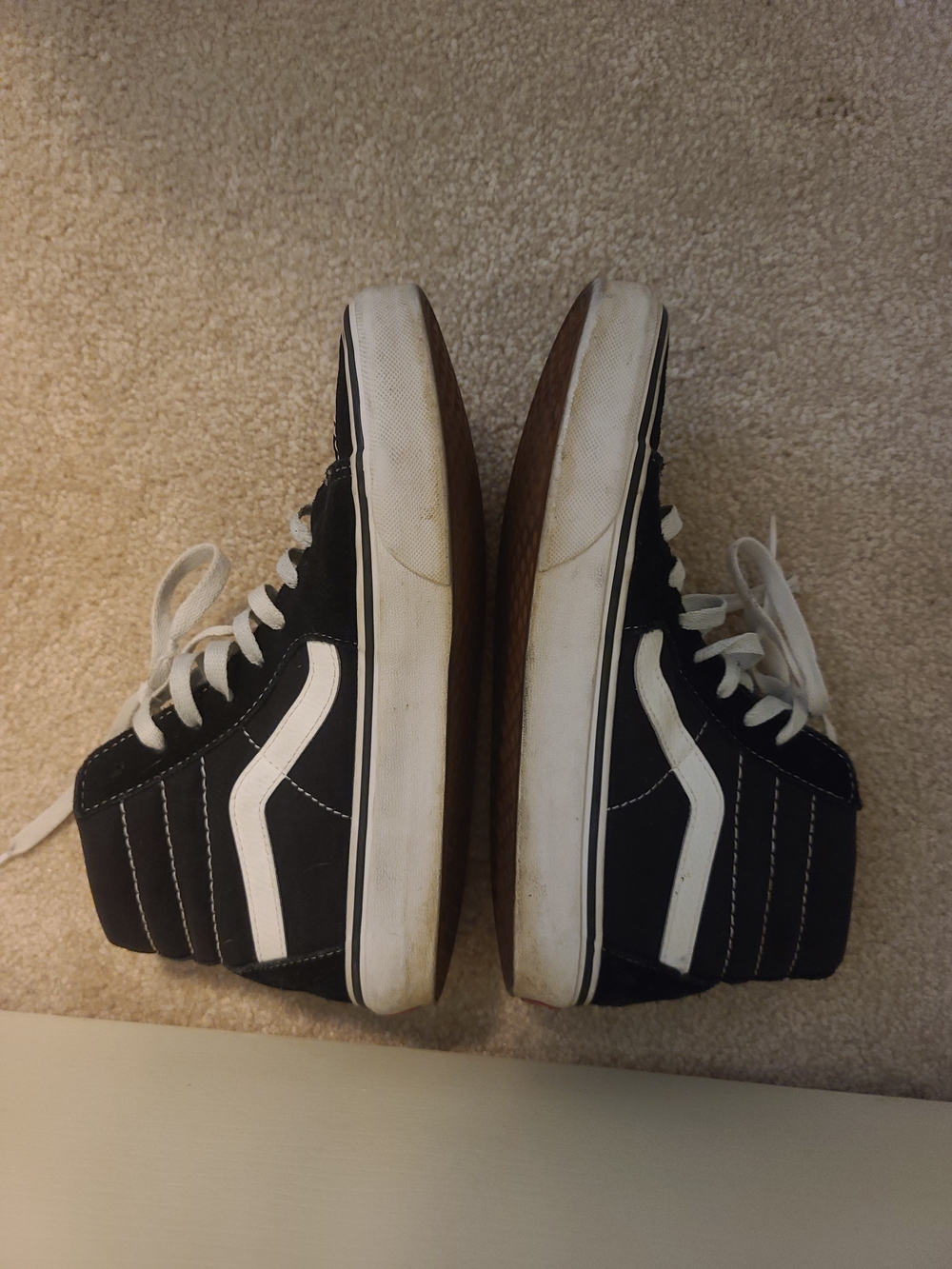 VANS Black High-Top SK8 Mens 7.5/Women's 9